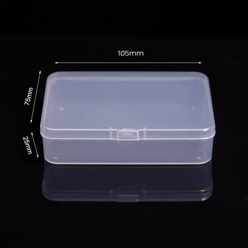 Mini Boxes Rectangle Plastic Storage Box Practical Frosted Translucent Toolbox Bead Jewelry Case Display Organizer Container