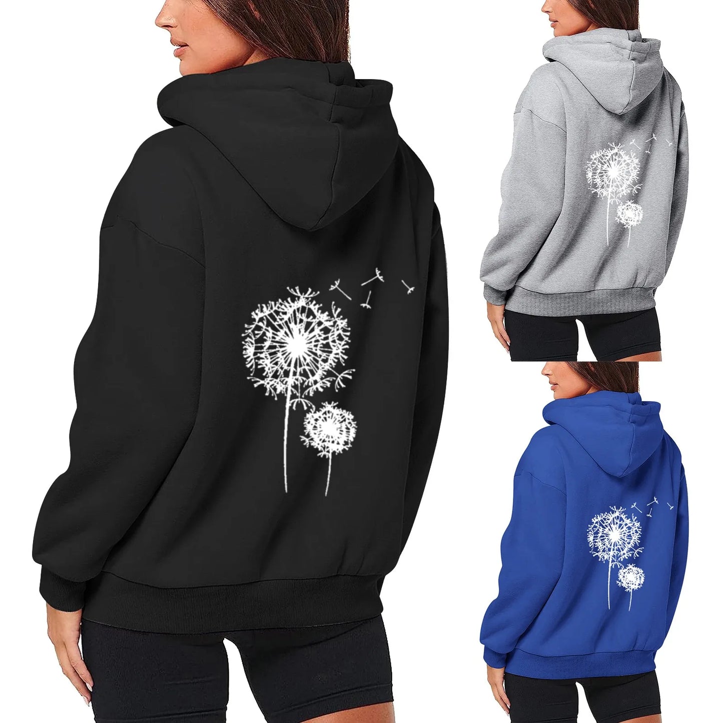 Womens Oversized Zip Up Letter Print Drawstring Hoodies Sweatshirts Clothes With Pockets Teen Girl Bluza Damska Hooded