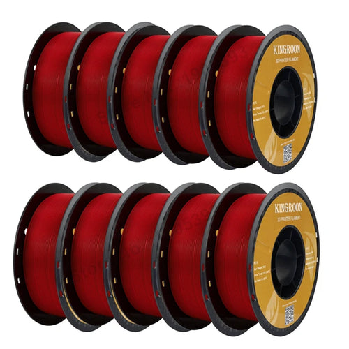 KINGROON PLA Filament 1.75mm 5/10KG pla Plastic For 3D Printer, Standard 1kg/roll 3D Printing Filaments Mix Color Local Shipping