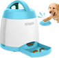 Automatic Treat Dispenser with Remote Button, Puzzle Memory Training Activity Toy- IQ Training Feeder, Pet Automatic Feeders