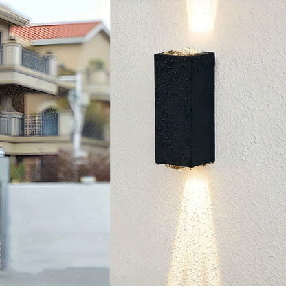 LED Up & Down Modern Wall Lamp, Aluminum Anti-Rust Outdoor Indoor Wall Sconce, 10W 3000K Warm White