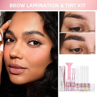 Semi-permanent Brow or Lash Lift And Tint Kit Professional Brow Lamination Eyelash Lifting Perming Lashes Home Use Dye Brow Tool