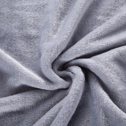 Flannel Nap Blankets Soft Plaid for Home Sofa 200x230 Plush Bedsheet Solid Color Summer Blanket Single Size