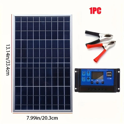 1PC 12V high-efficiency solar panel polycrystalline silicon portable generator for small battery Outdoor Lighting Accessories