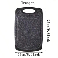 1/3PCS kitchen household imitation marble can hang non-slip classification vegetables meat fruit multi-functional cutting board