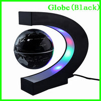 E2 LED World Map Globe Magnetic Levitation Floating Globe Antigravity Lamp Novelty Ball Light Birthday Home Room Decoration Gift