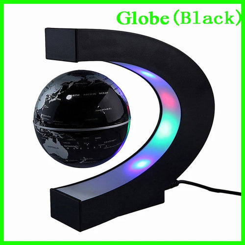 E2 LED World Map Globe Magnetic Levitation Floating Globe Antigravity Lamp Novelty Ball Light Birthday Home Room Decoration Gift