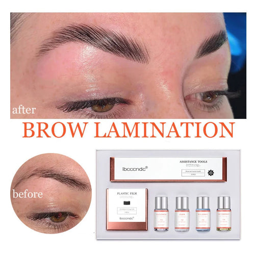 Pro Brow Lift Perming Eyebrow Lifting Brow Lamination Kit with Cling Film Nutrition Keratin Perming Lotion for Home Use EzBuyCo