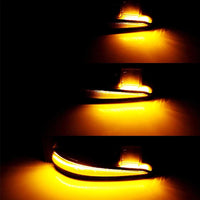 2pc Dynamic Sequential Blink/Flow LED Side Mirror Turn Signal Light Assembly For 2016-2023 Toyota Tacoma,2019-up RAV4 Highlander