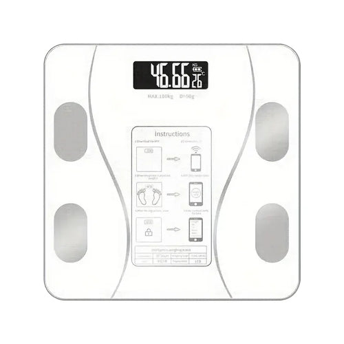 Smart Body Fat Scale Wireless LED Digital Bathroom Weight Scale Body Composition Analyzer Testing Scale