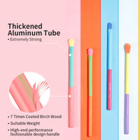 Docolor Eyes makeup brushes 15/16pcs Colorful Professional Makeup brushes Eyebrow Eyeshadow Eyeliner Blending Makeup brushes set