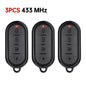 3/2/1PCS 433MHz/315MHz Cloning Duplicator Auto Copy Remote Controller 4 Buttons Replacement Key Fob Universal Garage Gate Opener
