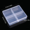 Mini Boxes Rectangle Plastic Storage Box Practical Frosted Translucent Toolbox Bead Jewelry Case Display Organizer Container