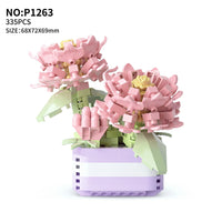 LOZ Flower Bouquet Building Blocks Kit DIY Flowers Block Toys Set Valentine's Day Rose Bricks Set Gift for Girls Friends adults