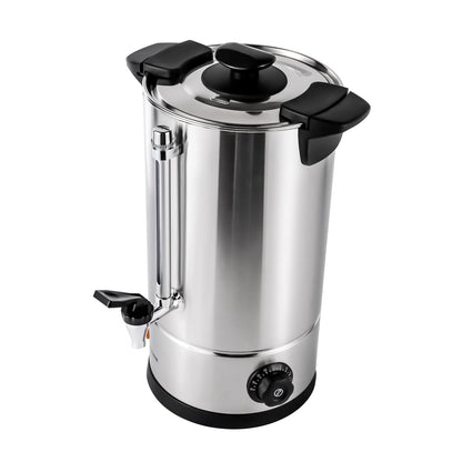 10L Commercial Catering Kitchen Hot Water Boiler Tea Urn Coffee Stainless Steel