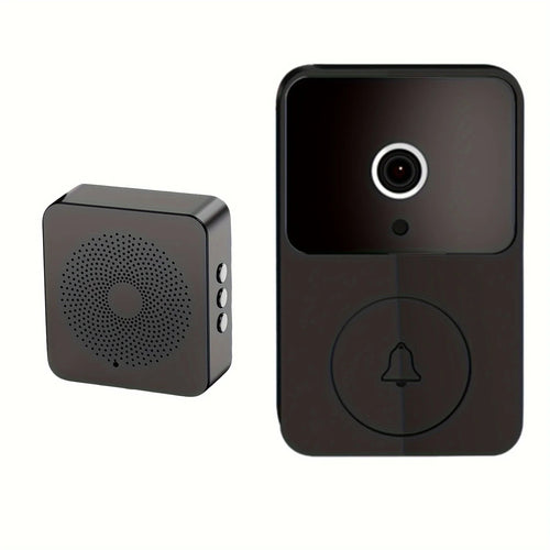 Video Doorbell, Doorbell Camera Wireless Use Two-Way Talk, Wi-Fi, HD, Night Vision, App Remote Control, Easy Installation