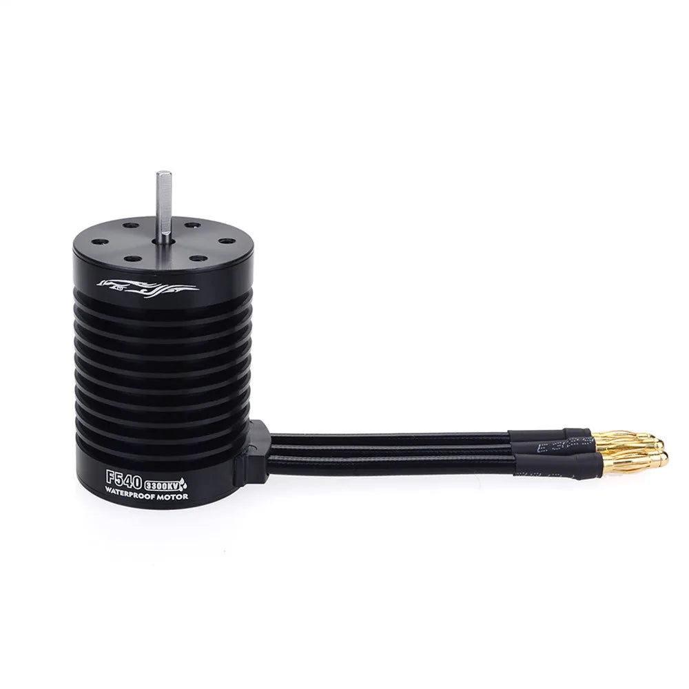 Surpass Hobby Waterproof F540 V2 3650 Sensorless Brushless Motor with 60A ESC for 1/8 1/10 1/12 1/14 RC Brushless Cars Tamiya TT