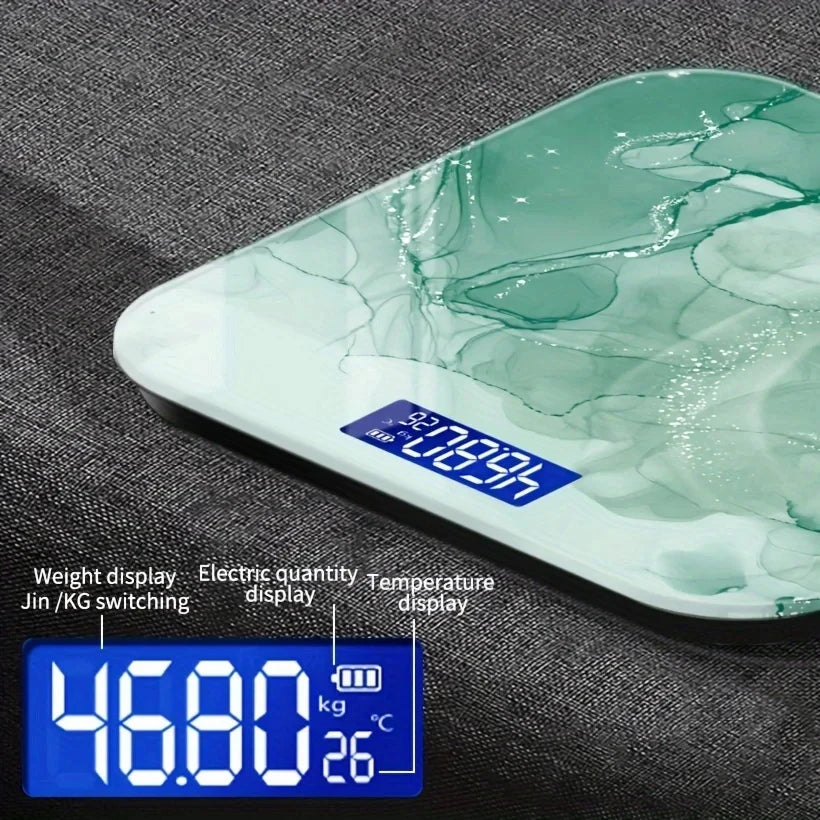 Usb Accurate Smart Electronic Scale, New Three-Dimensional Lcd Display With Accurate Sensing, Temperature Sensing Weight Scale
