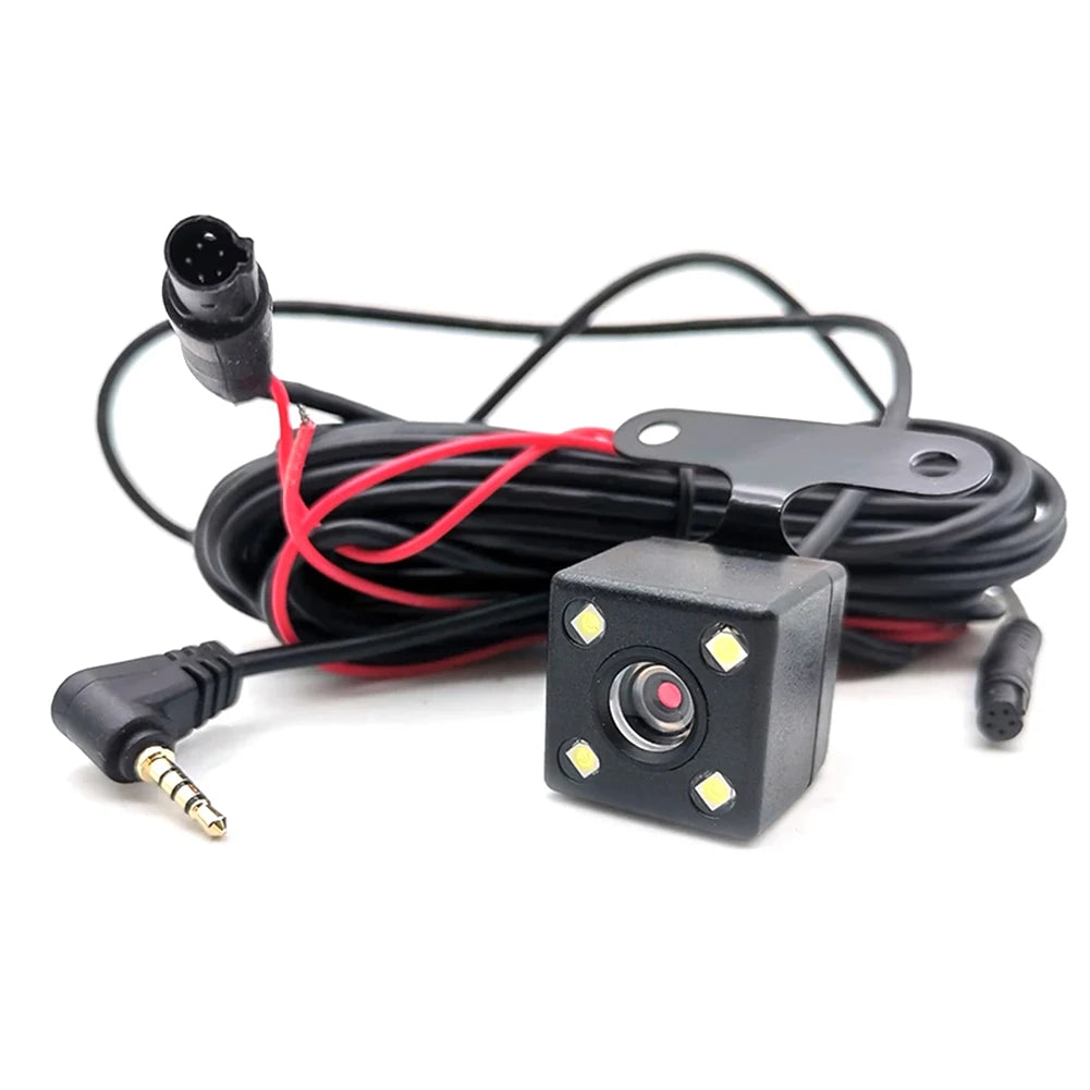 5 Pin HD Color Image Video Camera Wide Angle Reverse Video Camera Night Vision Video Rear View Camera with Extension Cable