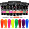 Nail Extension Gel Kit, 12 Colors Extension Nail Extension Gel Set Soak Off UV Gel For All In One Kit Builder Nail Gel Gift