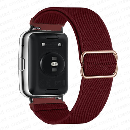 Scrunchie Band For Huawei Watch Fit 2 Strap Smartwatch Accessories Elastic Nylon Loop Bracelet Correa Huawei Watch fit2 band