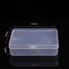 Mini Boxes Rectangle Plastic Storage Box Practical Frosted Translucent Toolbox Bead Jewelry Case Display Organizer Container