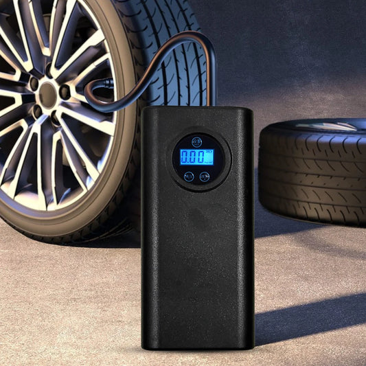 Electric Air Pump Car Tyre Inflator with Digital Pressure Gauge 1500mA Cordless Air Compressor Car Motorcycle Bike Tire Inflator