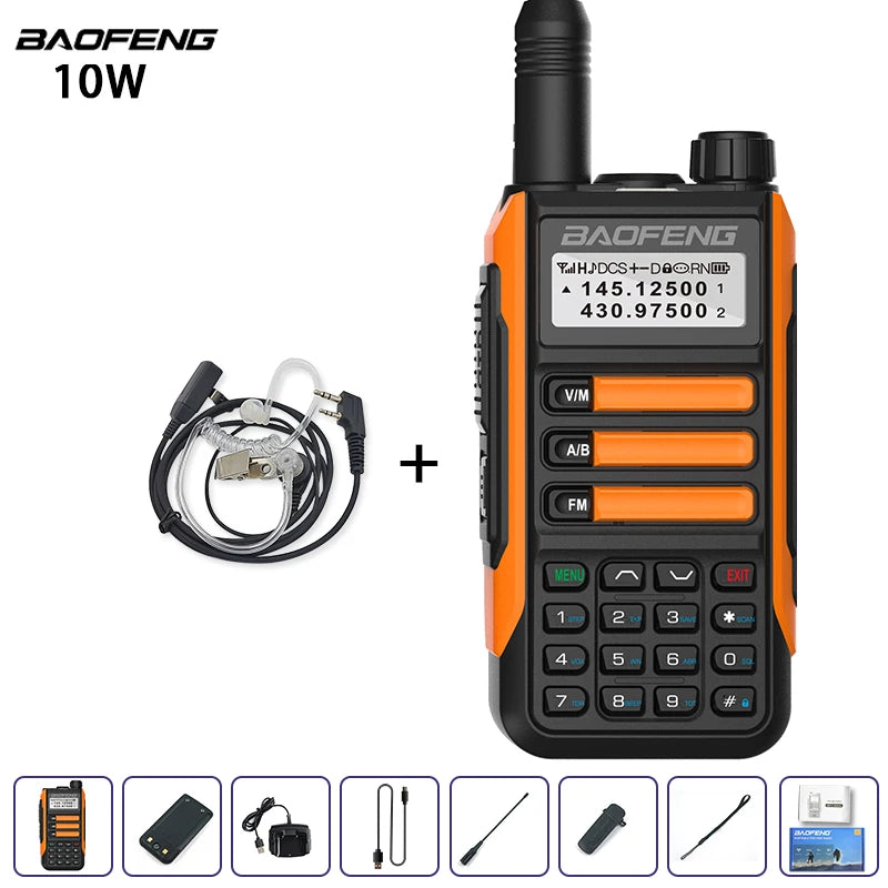 Baofeng UV-16 IP68 Waterproof Walkie Talkie Dual Band High Power Radio Dual Band Vhf Uhf CB Ham Radio Long Range  Two Way Radio