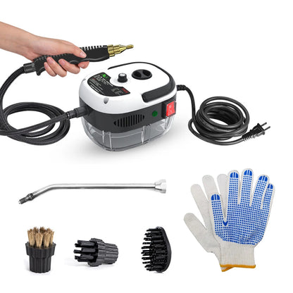 2500W Portable Handheld Steam Cleaner High Temperature Pressurized Steam Cleaning Machine for Kitchen Furniture Bathroom Car