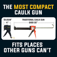 SILIGUN™ Classic Compact 4" Caulking Gun - Complete Kit SILIGUN™