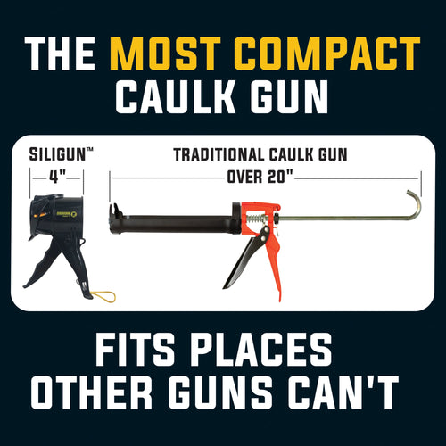 SILIGUN™ Classic Compact 4" Caulking Gun - Scarper Kit SILIGUN™