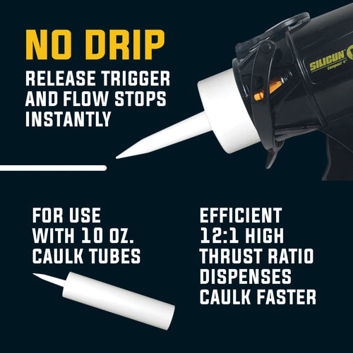 SILIGUN™ Classic Compact 4" Caulking Gun - Nozzle Kit SILIGUN™