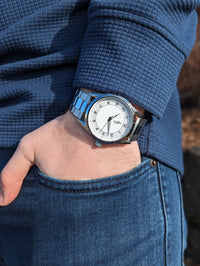 Silver Classic Watch The Beyond Boring Watch Company