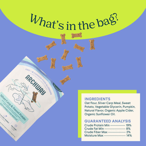 Silver Carp and Sweet Potato Arch Pet Food