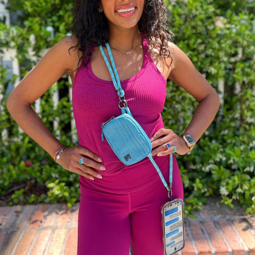 SaveTheGirls SaveTheGirls Active Crossbody w/RFID Pouch Single Rope