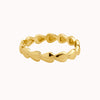 Slim Hearts Ring Caris Jewelry