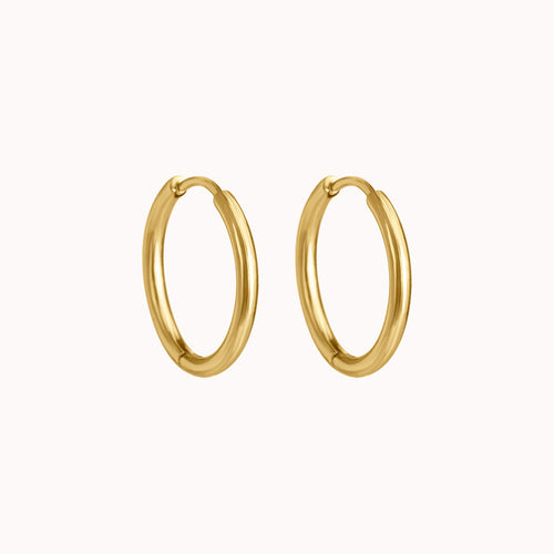 Small Classic Clicker Hoop Earrings Caris Jewelry