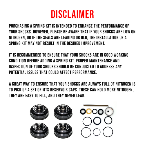 MTS Offroad Yamaha YXZ Spring Kit MTS Off-Road