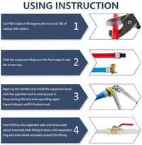 Expansion Tool Kit w/Color Coded Expander Heads (HK-888) Plumbingsell