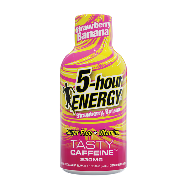 Strawberry Banana Flavor Extra Strength 5-hour ENERGY Shots 5-hour Energy