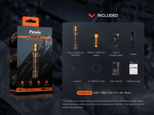 Fenix TK20R UE Tactical LED Flashlight - 2800 Lumens Fenix Store