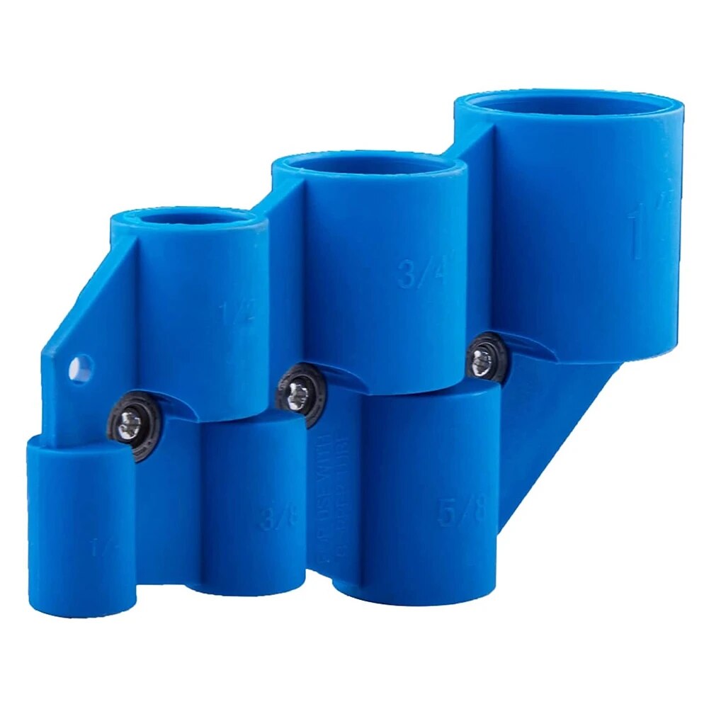 Full Size 3/8"-1" Deburring Pipe and Depth Gauge Tool for Copper, CPVC, Pex, PE-RT, HDPE Pipe