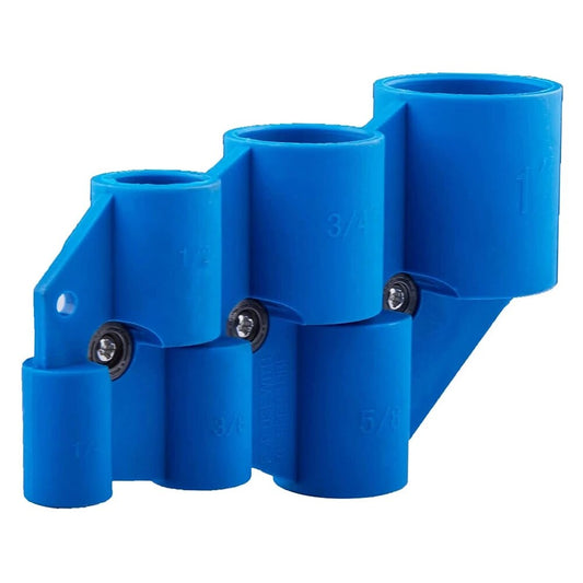 Full Size 3/8"-1" Deburring Pipe and Depth Gauge Tool for Copper, CPVC, Pex, PE-RT, HDPE Pipe
