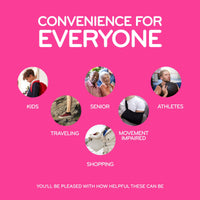 Neon Pink Flat Elastic Stretch Shoe Laces