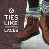 Dark Brown Round Elastic Stretch Shoe Laces The Original Stretchlace