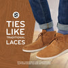 Light Brown Round Elastic Stretch Shoe Laces The Original Stretchlace