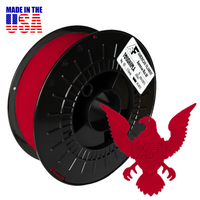 American Filament American Red AF 1.75mm Tough Pro PLA+ Filament Made in the USA!