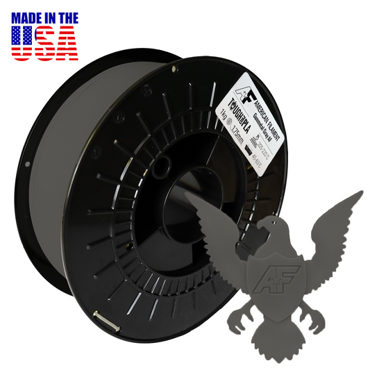 American Filament Gunmetal Gray AF 1.75mm Tough Pro PLA+ Filament Made in the USA!