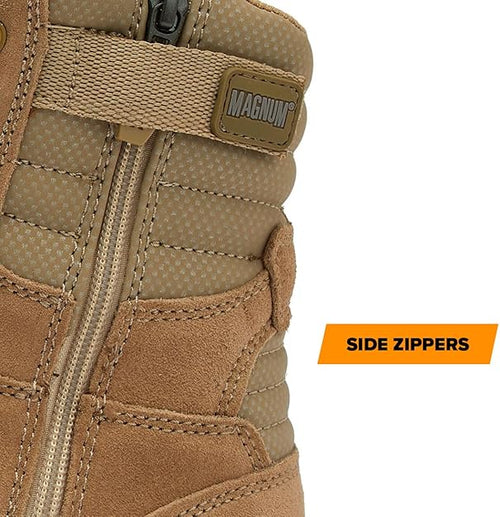MAG STORM 8" Desert Military Tactical Boot SZ WP Magnum Boots