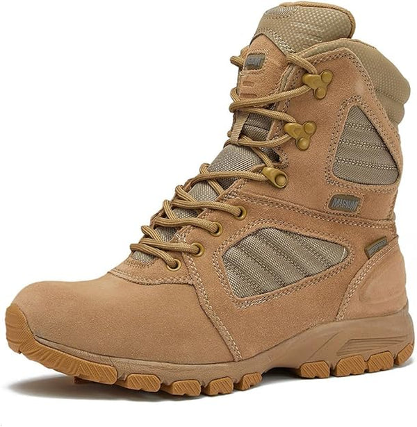 MAG STORM 8" Desert Military Tactical Boot SZ WP Magnum Boots